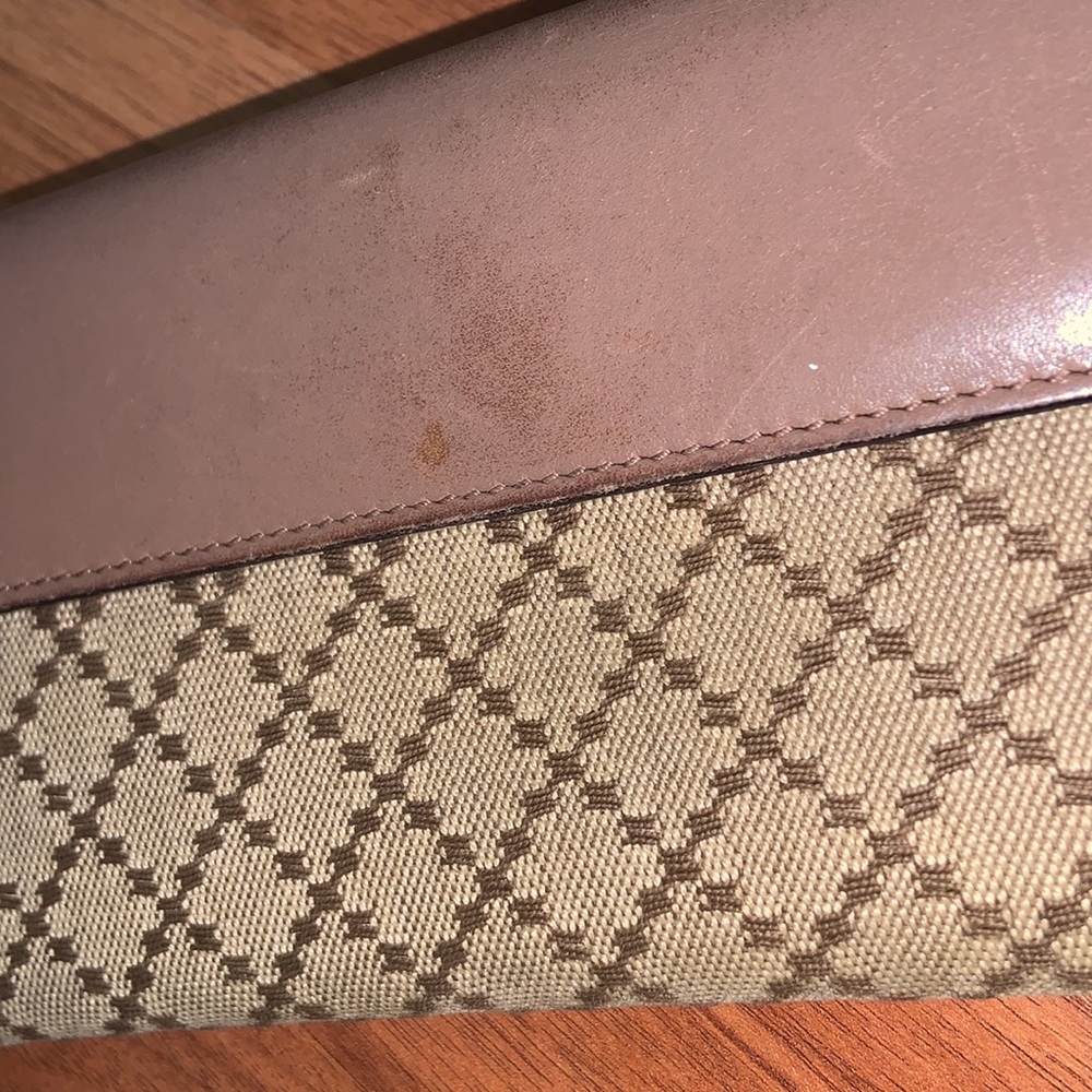 Authentic Gucci Diamanté Heart Long Flap Wallet - Picture 10 of 16